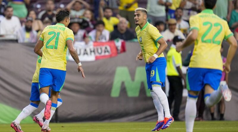 Hasil Laga Uji Coba: Dua Gol Injury Time, Brasil Menang Dramatis 3-2 vs Meksiko
