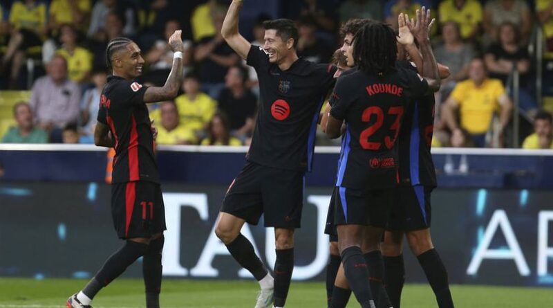 Rapor Pemain Barcelona saat Geprek Villarreal: Yamal, Torre, Raphinha, Lewandowski Garang!