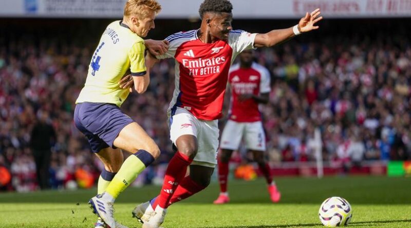 Man of the Match Arsenal vs Southampton: Bukayo Saka