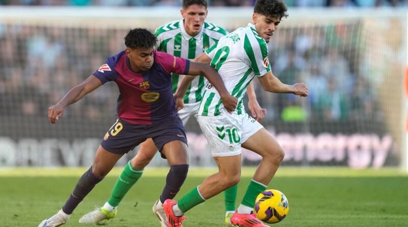 Man of the Match Real Betis vs Barcelona: Lamine Yamal