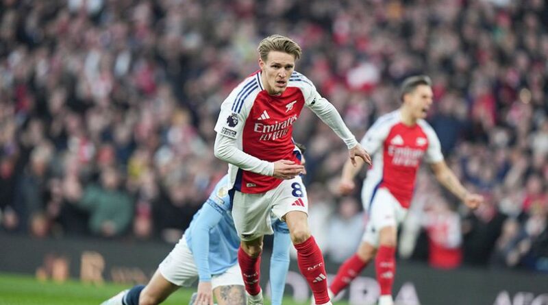 Hasil Arsenal vs Manchester City: Skor 5-1